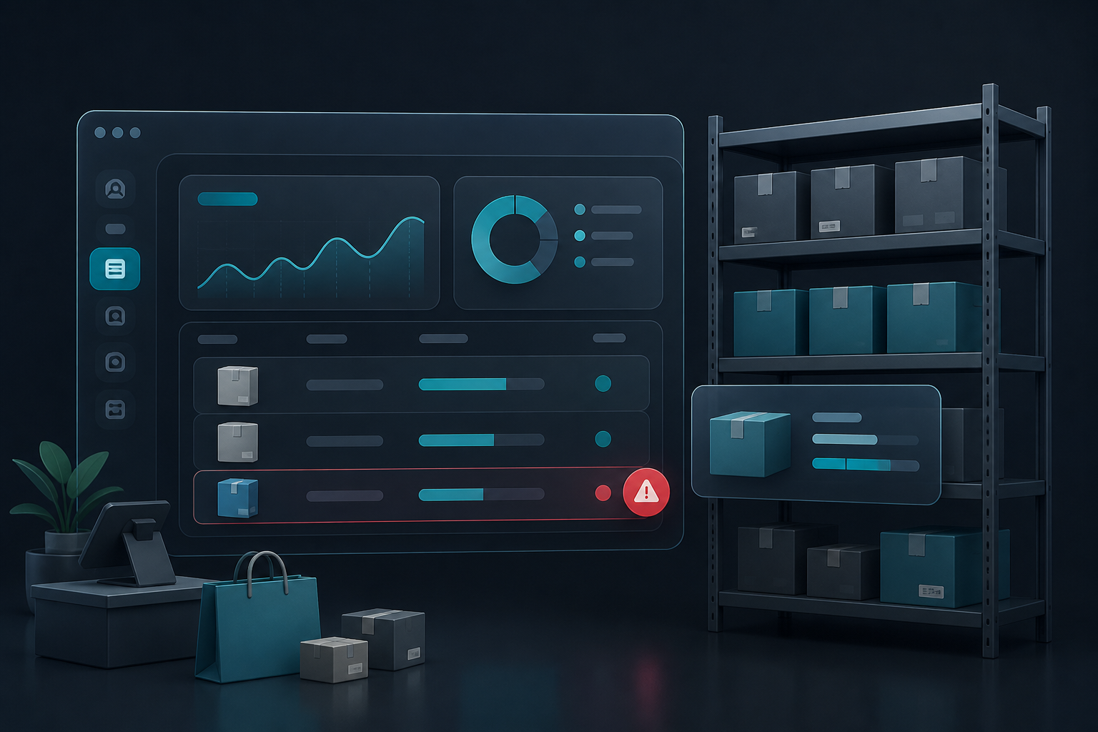 Gestion des stocks et ventes AuraPro avec alertes de réapprovisionnement